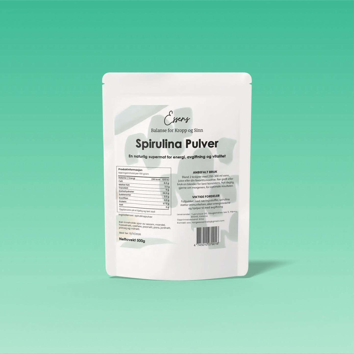 Spirulina Pulver